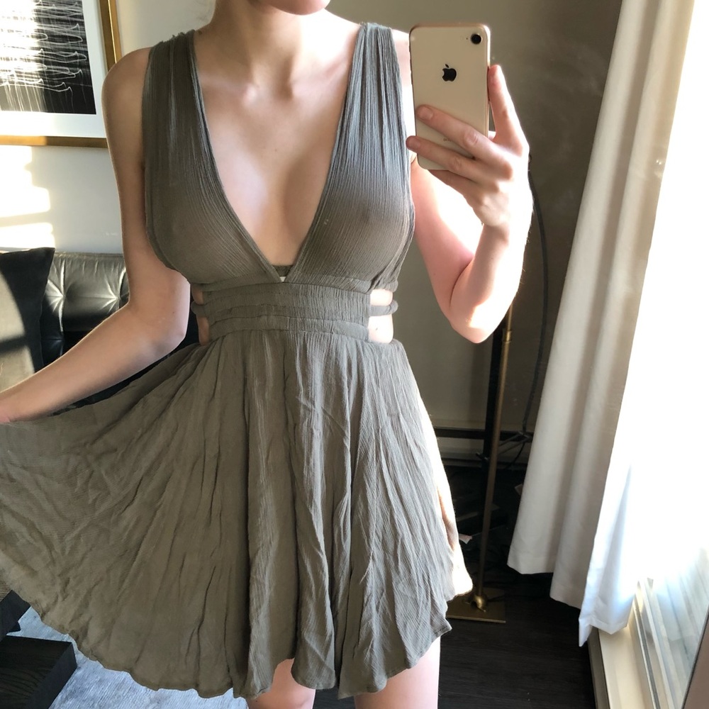 SOLD Khaki dress